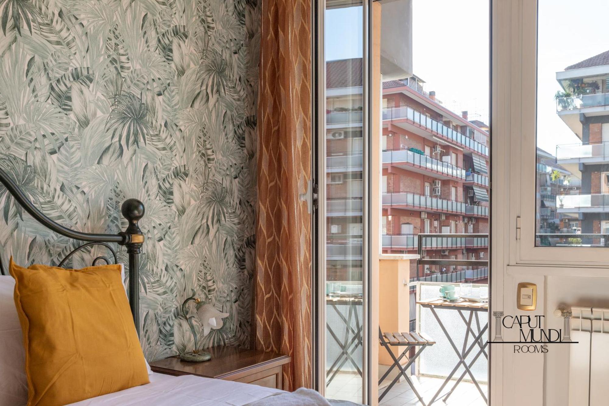 Caput Mundi Rooms - 100Mt To Metro A, Terrace, A-C, 15 Min To Center Rom Eksteriør billede